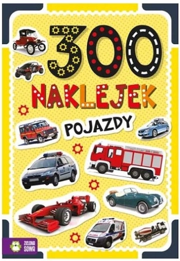 300 naklejek Pojazdy