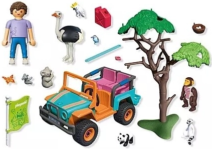 Animals & Friends kolorowy samochód terenowy PLAYMOBIL