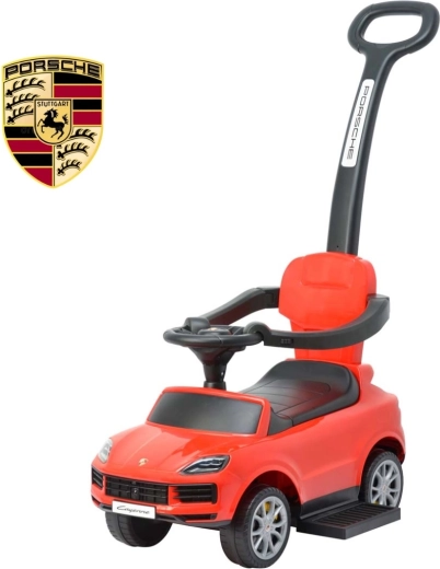 Milly Mally jeździk z drążkiem do prowadzenia Porsche Cayenne czerwony