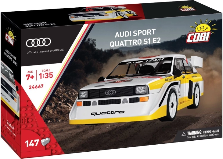 Cobi Audi Sport Quattro S1 E2 1:35 (147 elementów) - 1 sztuka