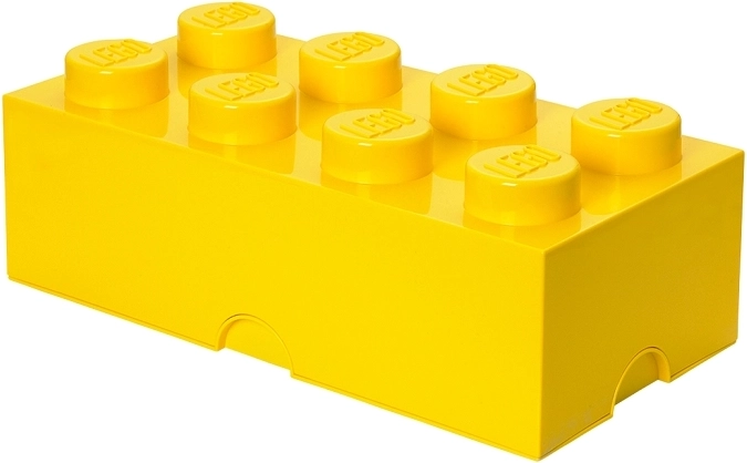 Lego pojemnik 8 żółty