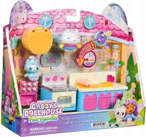 Spin Master Gabby’s Dollhouse magiczny zestaw kuchni i łazienki