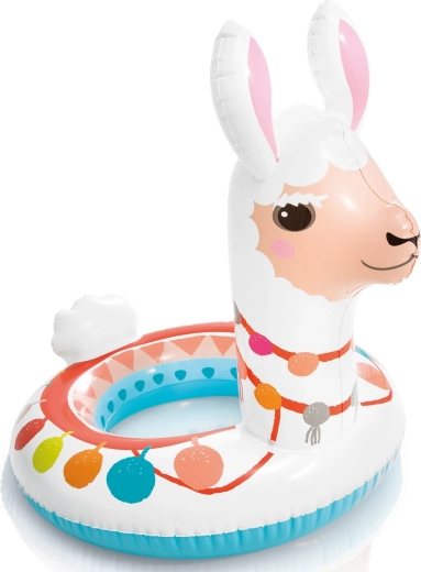 Urocze koło z lamą dla stabilnej zabawy w wodzie