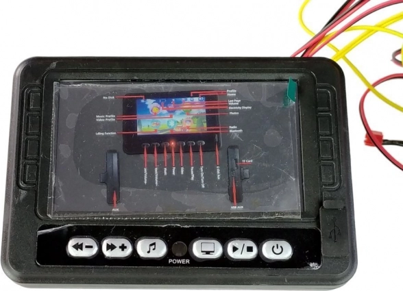 Panel muzyczny LCD MP4 do Range Rovera