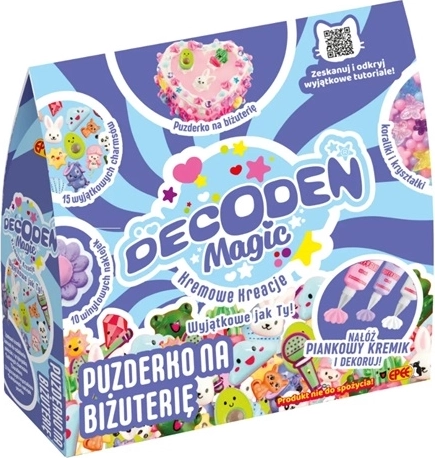 EPEE Decoden magiczna szkatułka na biżuterię – kreatywny zestaw do ozdabiania
