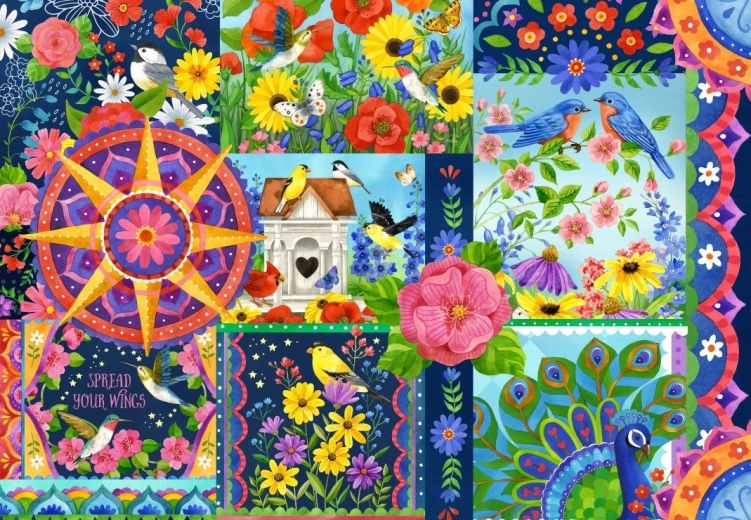 Puzzle Kolory wiosny 1000 elementów BLUEBIRD