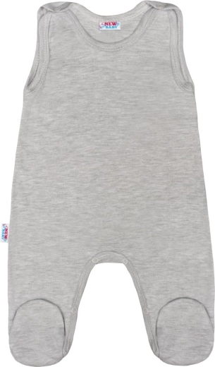 Śpioszki dziecięce New Baby Classic II szare rozm. 50 - 1 sztuka