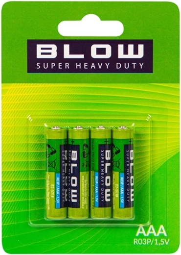 Baterie BLOW AAA (R03P) Super Heavy Duty, 4 szt.