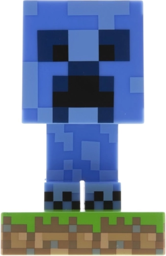 Lampka LED MINECRAFT – creeper niebieska (10 cm)