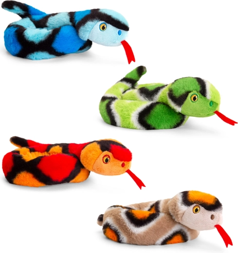 Pluszowy wąż zwinięty 65 cm KEEL TOYS (4 rodzaje)