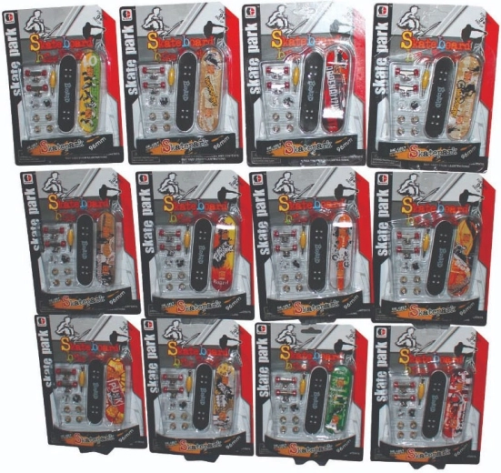 Skatepark fingerboard z akcesoriami – różne warianty