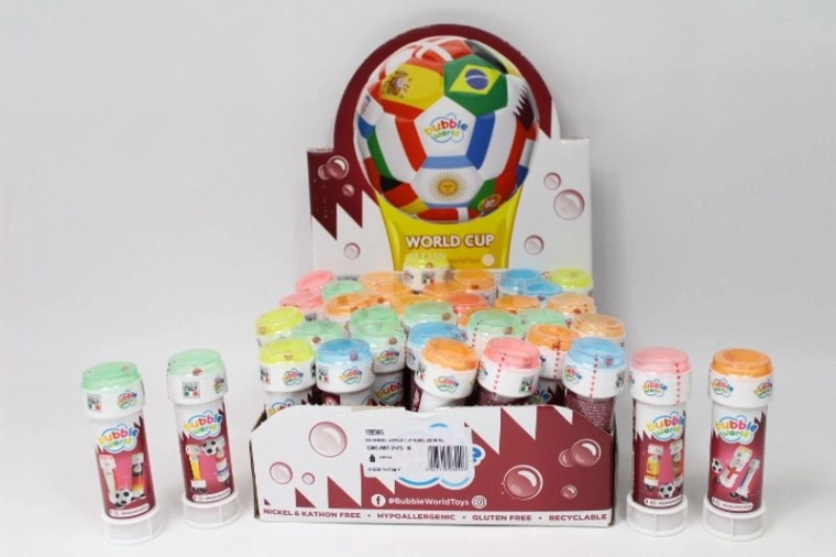 Bańki mydlane World Cup 60 ml (motywy sportowe)