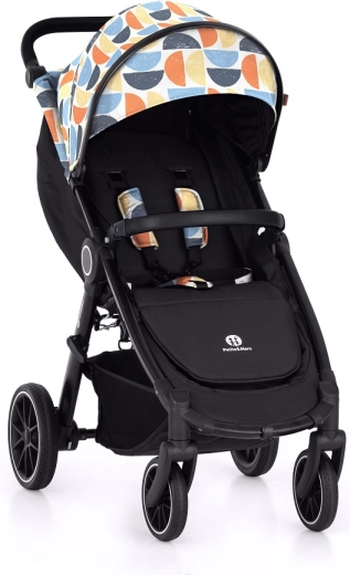 Petite&Mars wózek spacerowy Street+ RWS black limited retro
