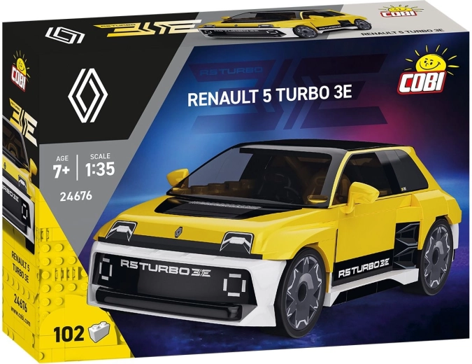 Cobi Renault 5 Turbo 3E zestaw konstrukcyjny 1:35 (102 elementy)