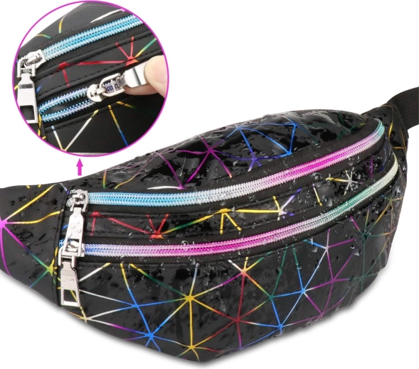 Trzy praktyczne kieszenie na zamek