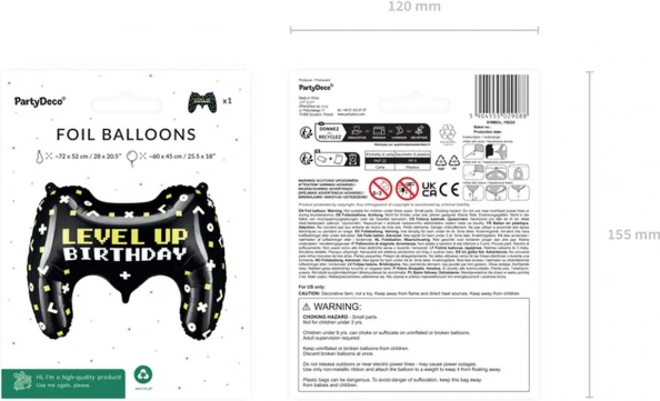 Łatwe napełnianie powietrzem i helem