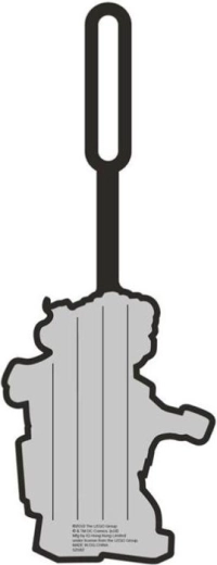 Etykieta kontaktowa z tyłu