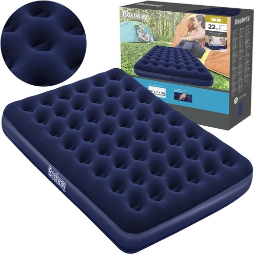 Dmuchany materac BESTWAY PAVILLO 203 × 152 × 22 cm, dwuosobowy