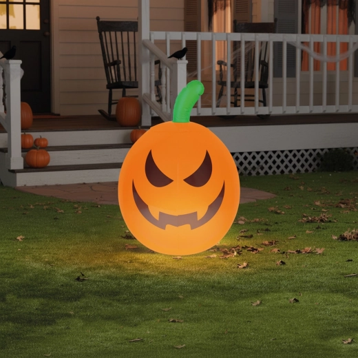 Nadmuchiwana dynia halloweenowa z oświetleniem RGB LED 40 cm