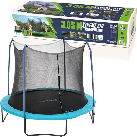 Trampolina Bestway Xtreme Air 305 × 255 cm z siatką ochronną