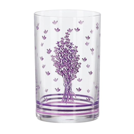 Delikatny lawendowy dekor w klimacie Prowansji