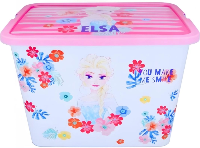 Pojemnik do przechowywania z pokrywką na klips Frozen Stor - 1 sztuka