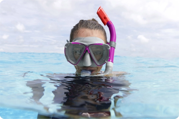 Wygodne oddychanie przy powierzchni