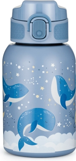 Petite&Mars termos ze stali nierdzewnej ze słomką 350 ml Whale Song