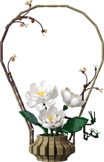 Realistyczne zimowe kwiaty z 1001 elementów