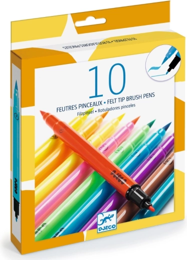 Neonowe flamastry Djeco - 10 szt.
