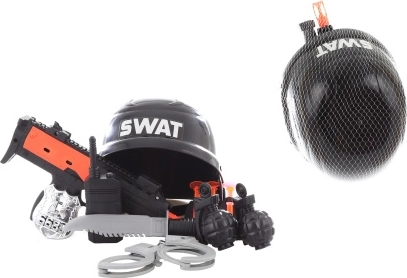 Policyjny zestaw z hełmem dla dzieci