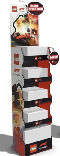lego f1 display mix slim – kolekcja zestawów konstrukcyjnych formuły 1