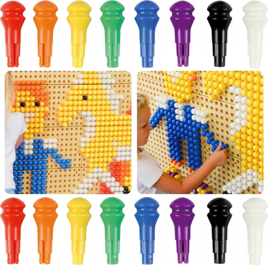 Kolorowe kołeczki do naukowej tablicy Masterkidz