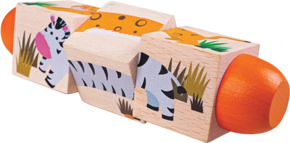 Bigjigs Toys walec motoryczny – dżungla