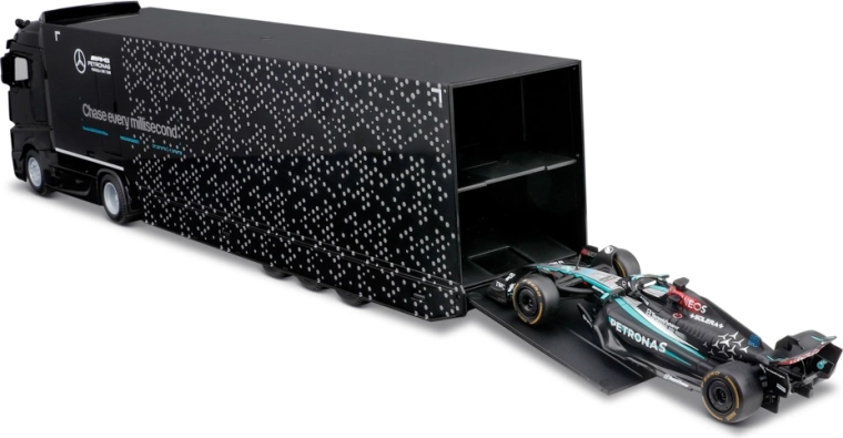Otwierana naczepa do realistycznego transportu F1