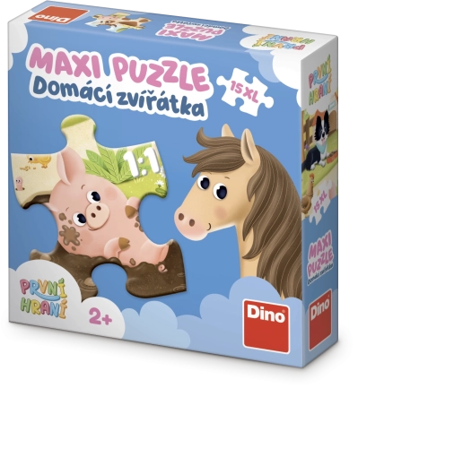 Puzzle Dino Zwierzęta domowe XL, 15 elementów