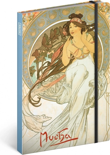NOTIQUE notes Alfons Mucha – Muzyka, w linie