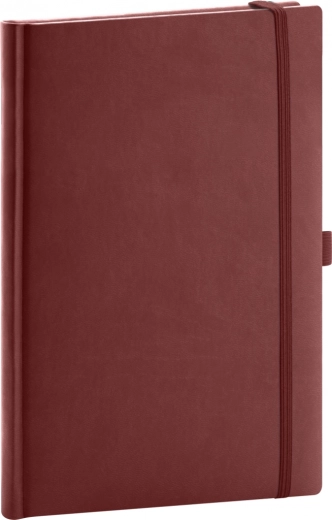 Notes w linie Notique Aprint Neo, bordowy, 15×21 cm