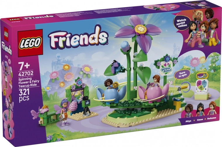 LEGO Friends baśniowa kwiatowa karuzela z filiżankami