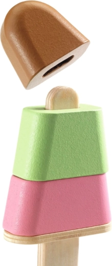 Wymienne elementy lodów na patyku