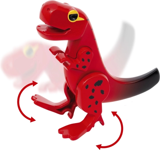 8 figurek dinozaurów z ruchomymi elementami