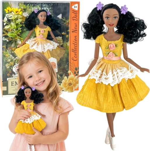 Lalka WOOPIE ROYAL Emi z czarnymi włosami 32 cm