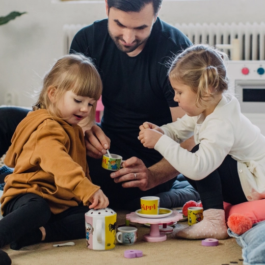 Kolorowy design Pippi, który wciąga dzieci do zabawy