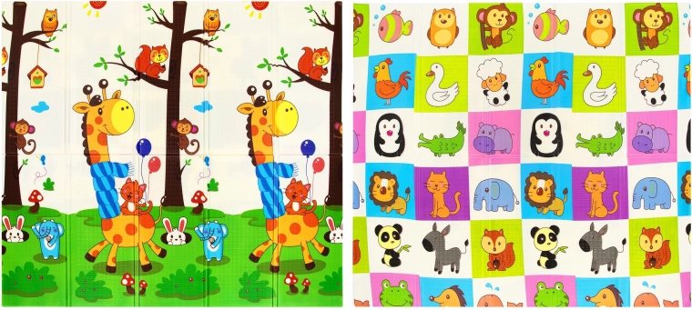 Dwustronny design, który bawi dzieci