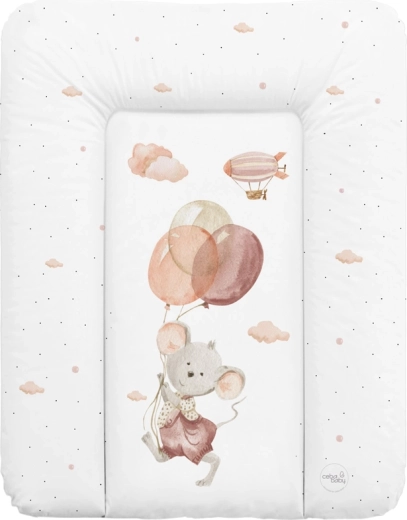 Ceba Baby miękka mata do przewijania Basic Mouse 50 × 70 cm