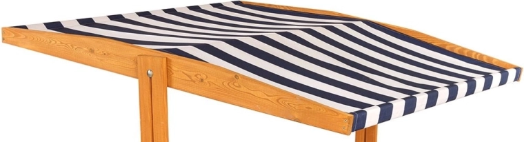 Wytrzymała konstrukcja z impregnowanego drewna