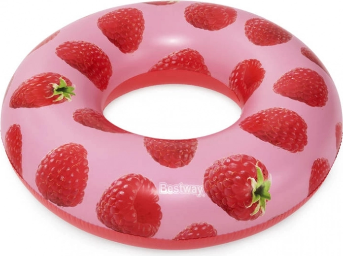 Nadmuchiwany koło do pływania o zapachu malin 119 cm Bestway