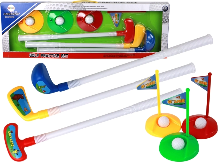 Dziecięcy zestaw do minigolfa, 12 elementów