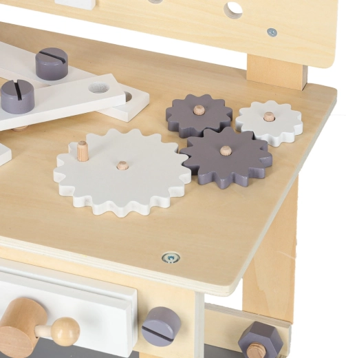 Edukacyjna mechanika z kołami zębatymi