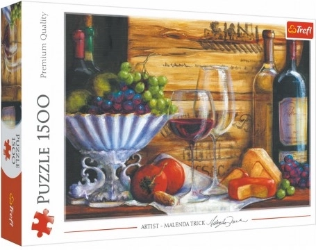 Puzzle Trefl Obraz w winnicy 1500 elementów 85 × 58 cm